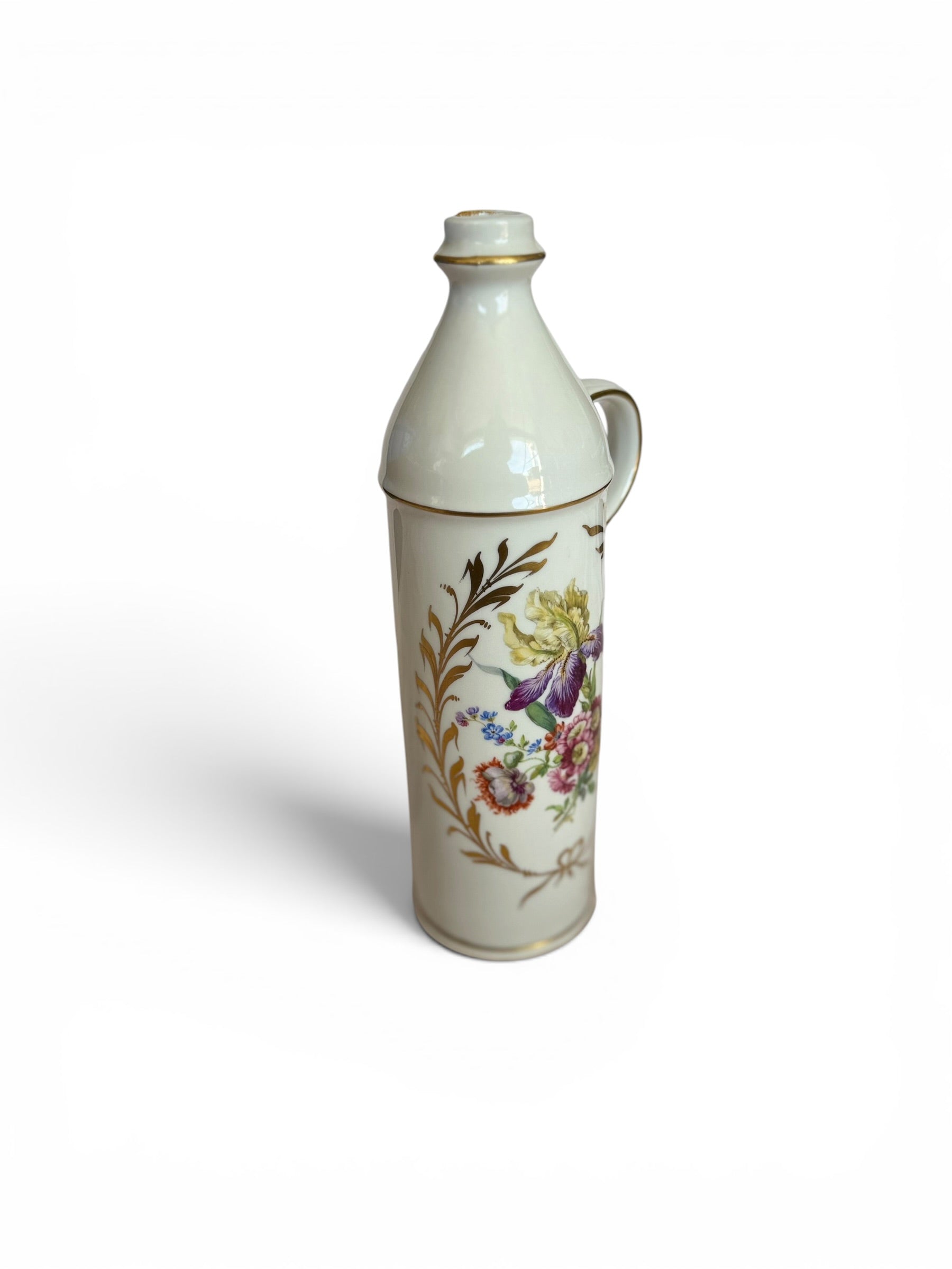 Antique Handpainted French Decanter