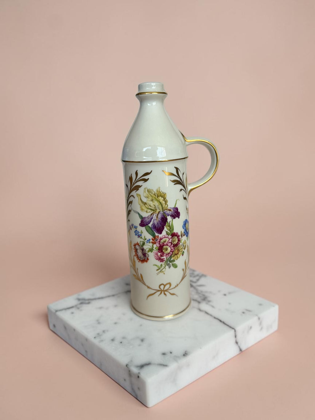 Antique Handpainted French Decanter