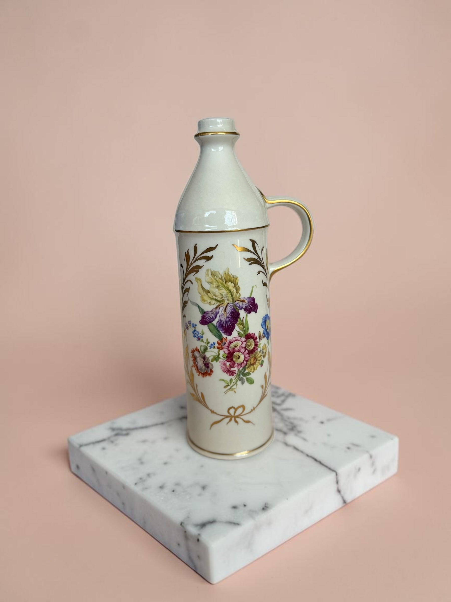Antique Handpainted French Decanter